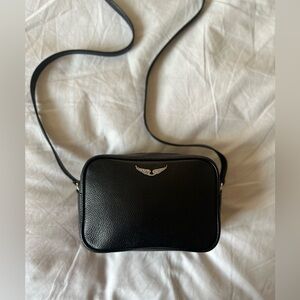 Zadig and Voltaire leather camera bag